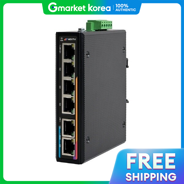 NextU | Eznet Ubiquitous Nextu-Sgam 8506Gdt (Industrial Switching Hub / 6-Port / 1000Mbps) ราคา 4,153 บาท*ส่งฟรี