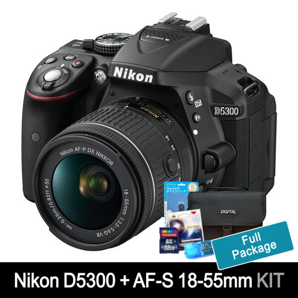 Nikon | Nikon Camera D5300 + 18-55mm + High-Speed 64Gb + Travel Bag + Reader + Uv Filter + Cleaning Tool ราคา 26,740 บาท*ส่งฟรี