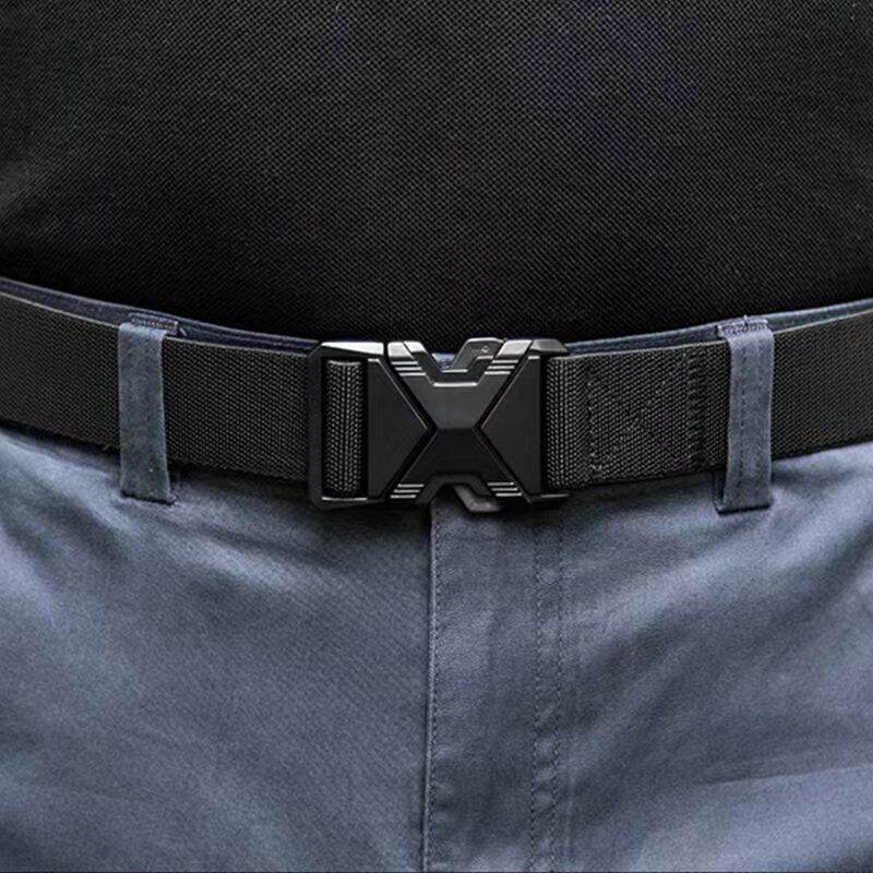 Thắt Lưng Chiến Thuật Chính Hãng Chính Hãng Thắt Lưng Quân Đội Khóa Kim Loại Phụ Kiện Thể Thao Nylon Thật Mềm