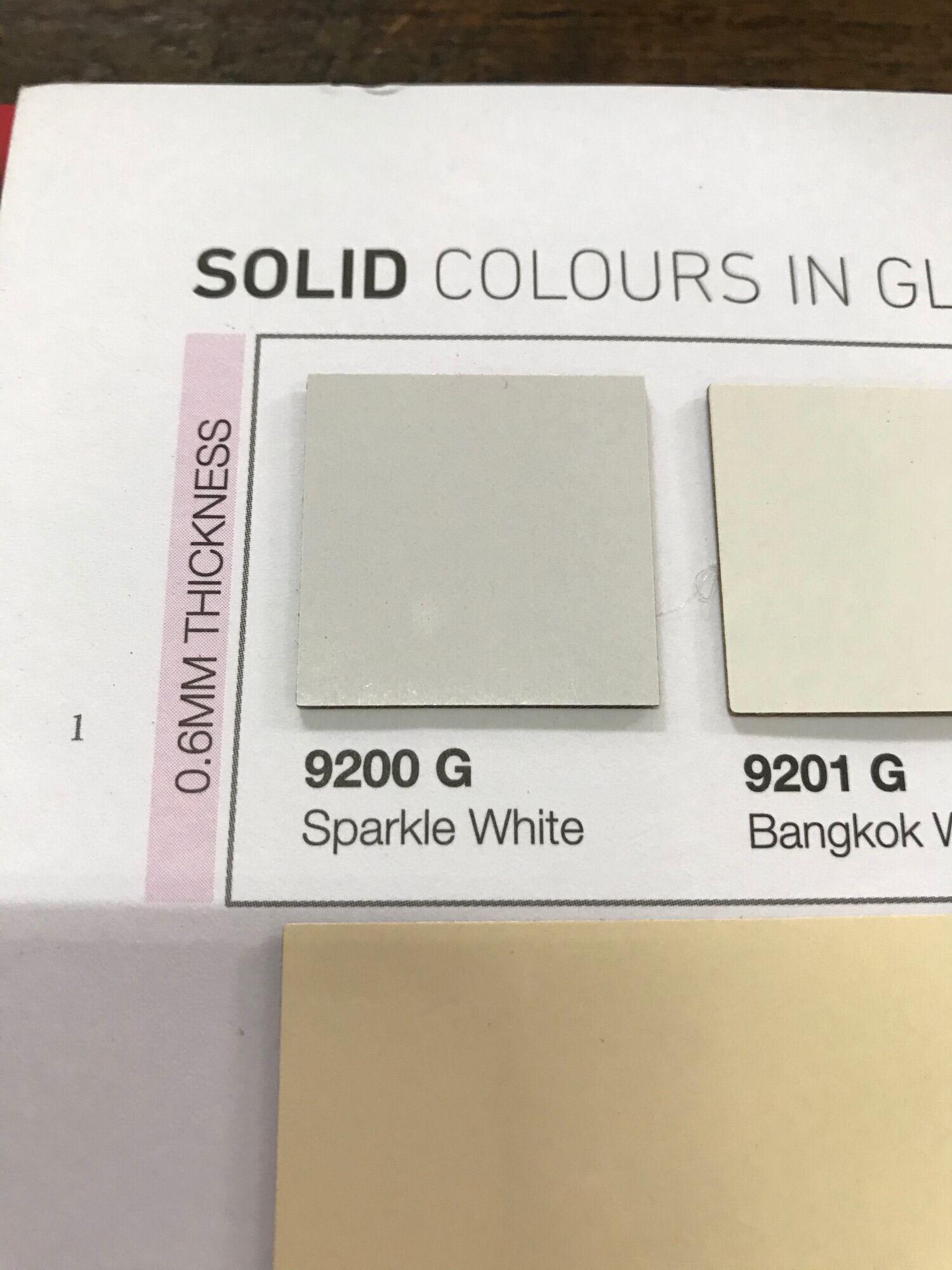แผ่นโฟเมก้า Formica TD board 9200 hg ขาวเงา ขนาด 120ซม x 240ซม หนา 0.6
