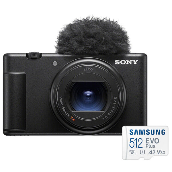 Sony | Sony Genuine Zv-1M2 (Black) Vlog Camera + 512Gb (4K) Memory /Ed ราคา 27,255 บาท*ส่งฟรี