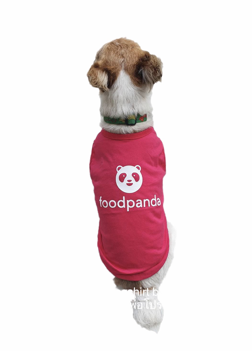 เสื้อฟู้ดแพนด้า Foodpanda เสื้อน้องหมาน้องแมว ชุดสุนัข ชุดหมา ชุดแมว (ราคาเฉพาะเสื้อ&มีกระเป๋าขายแยก)