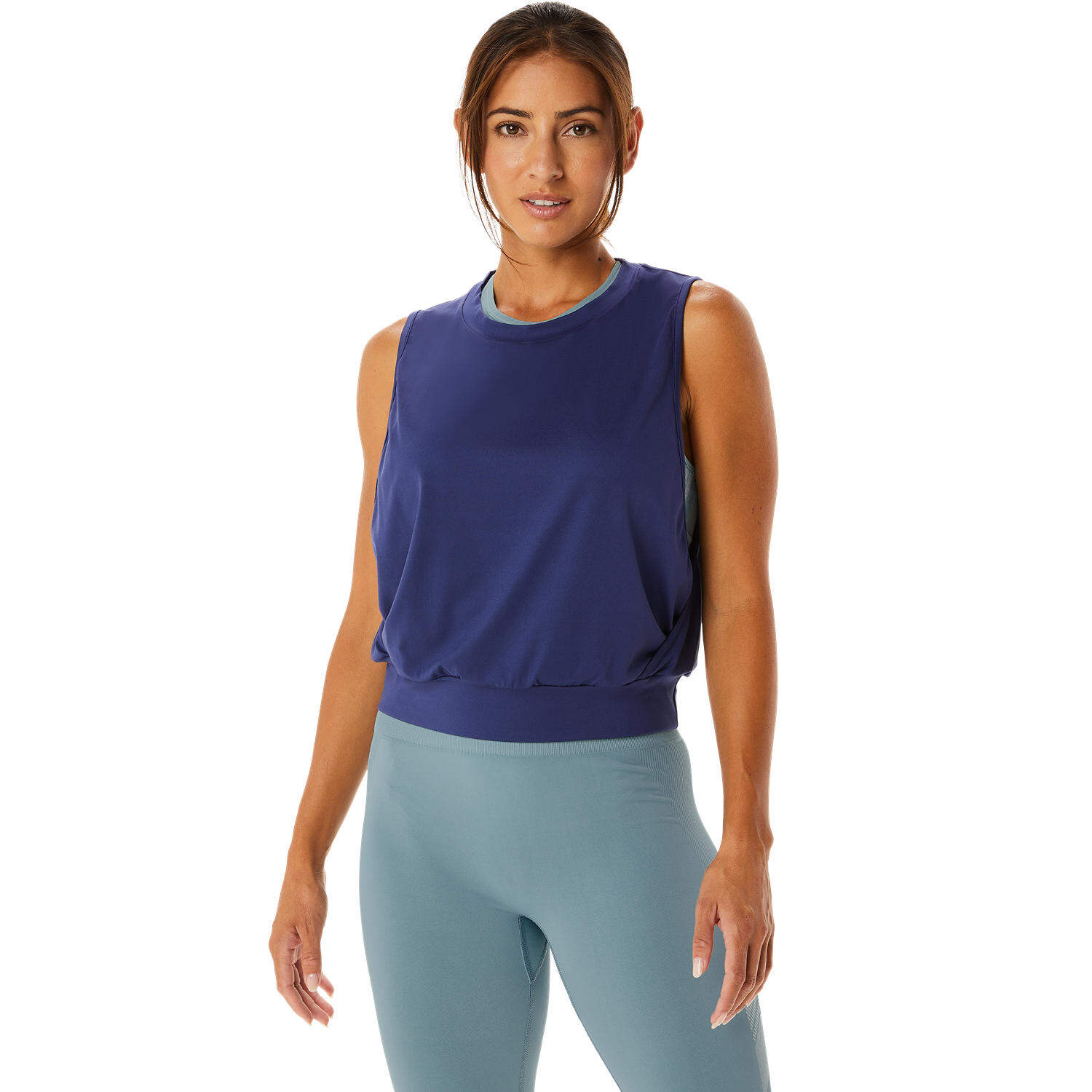 ASICS : WOMEN NAGINO FLEX SLEEVELESS TOP WOMEN TRAINING เสื้อ ผู้หญิง เสื้อ เสื้อกล้าม ของแท้ INDIGO BLUE ราคา 530 บาท*ส่งฟรี