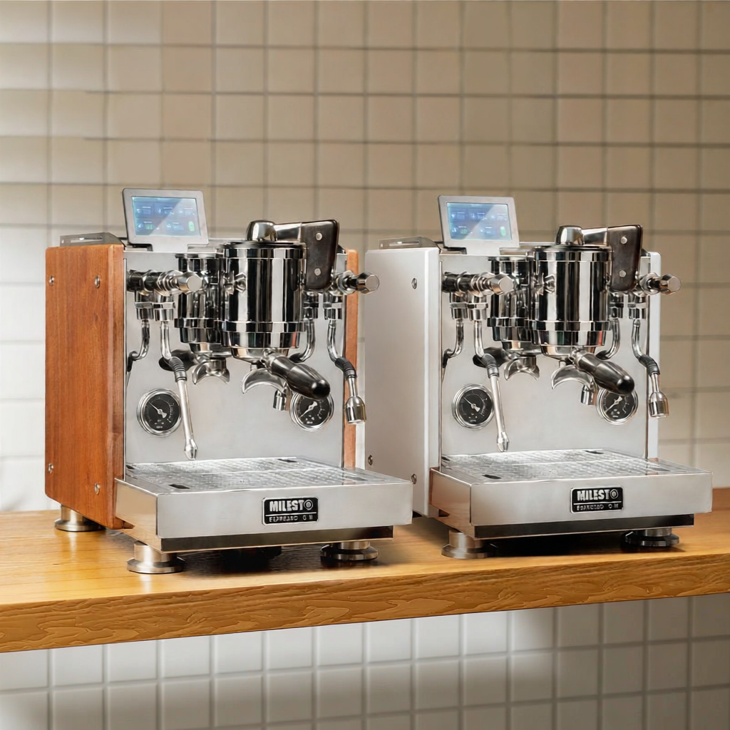 Milesto | Commercial Home Use Milk Frothing Dual Boiler Rotary Pump Espresso Coffee Machine ราคา 87,713 บาท*ส่งฟรี