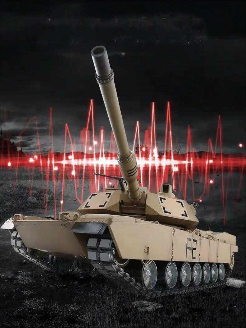 Infrared Shooting RC Tank 1:16 M1A2 Metal Tracks ราคา 7,039 บาท*ส่งฟรี