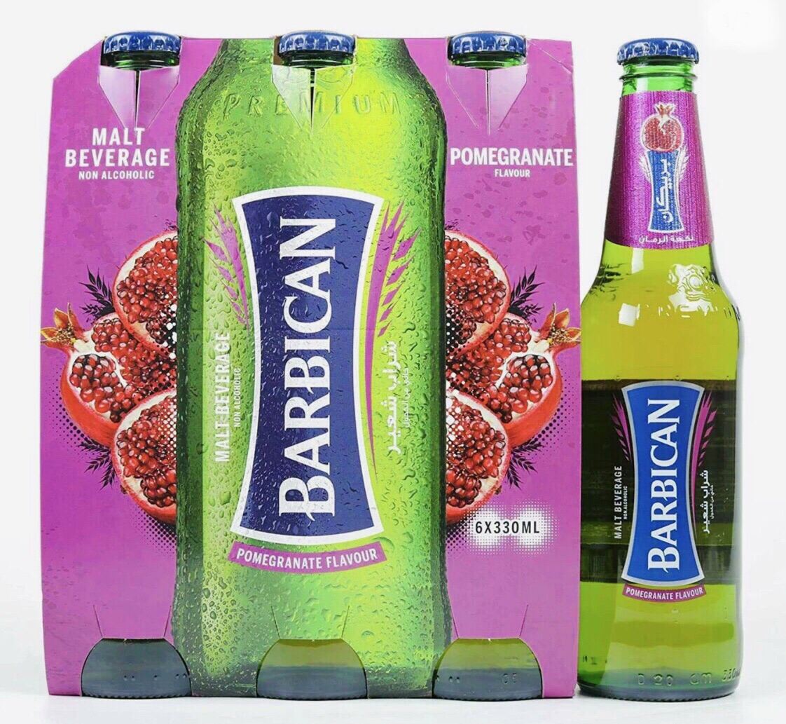 Babican Malt Beverage Raspberry Flavour 330ml x 6 ++ Lazada.co.th