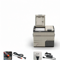 Alpicool | ตู้เย็นรถยนต์ระบบคอมเพรสเซอร์ 12V/24V แบบ 2 ประตู แยกช่องแช่แข็งและแช่เย็น