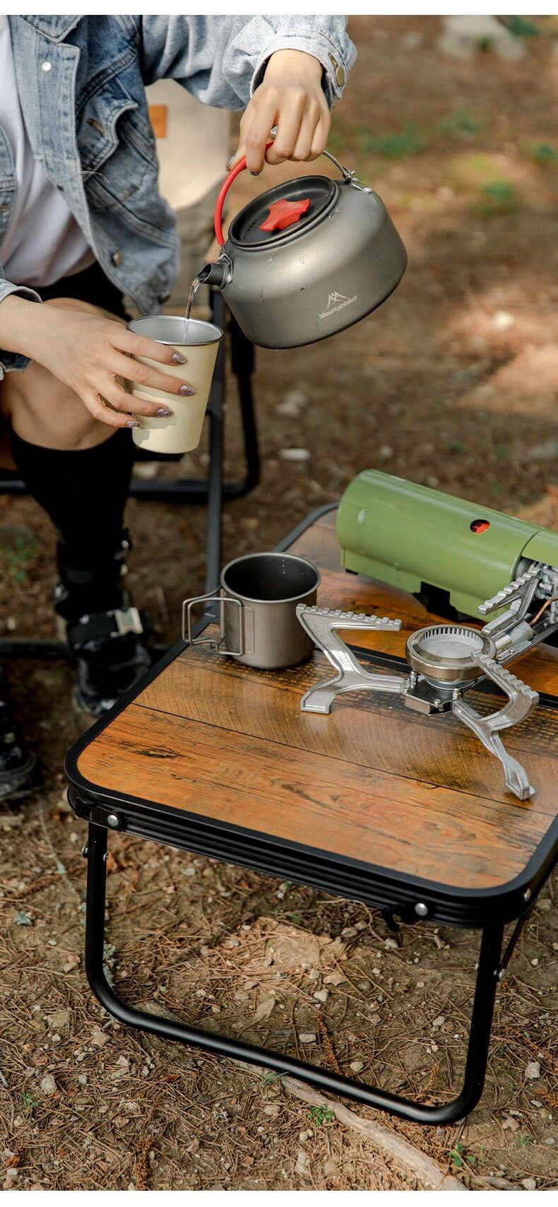 Mountainhiker โต๊ะแคมป์ปิ้งพับได้ โต๊ะสนาม น้ำหนักเบา table camping ...