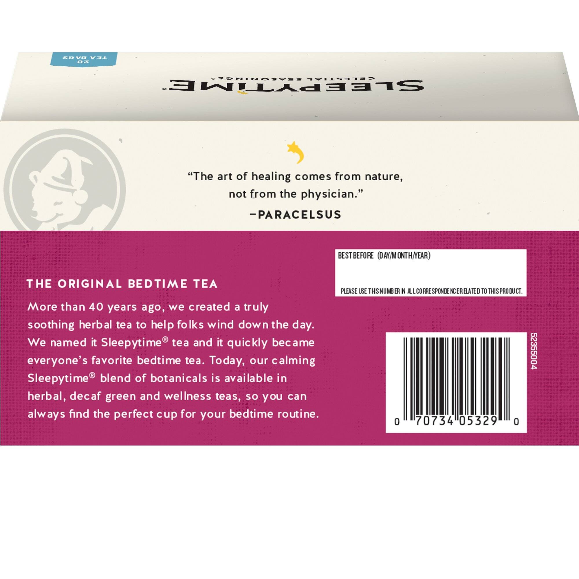 Celestial Seasonings Sleepytime® Echinacea Complete Care 20 Tea Bags ชา