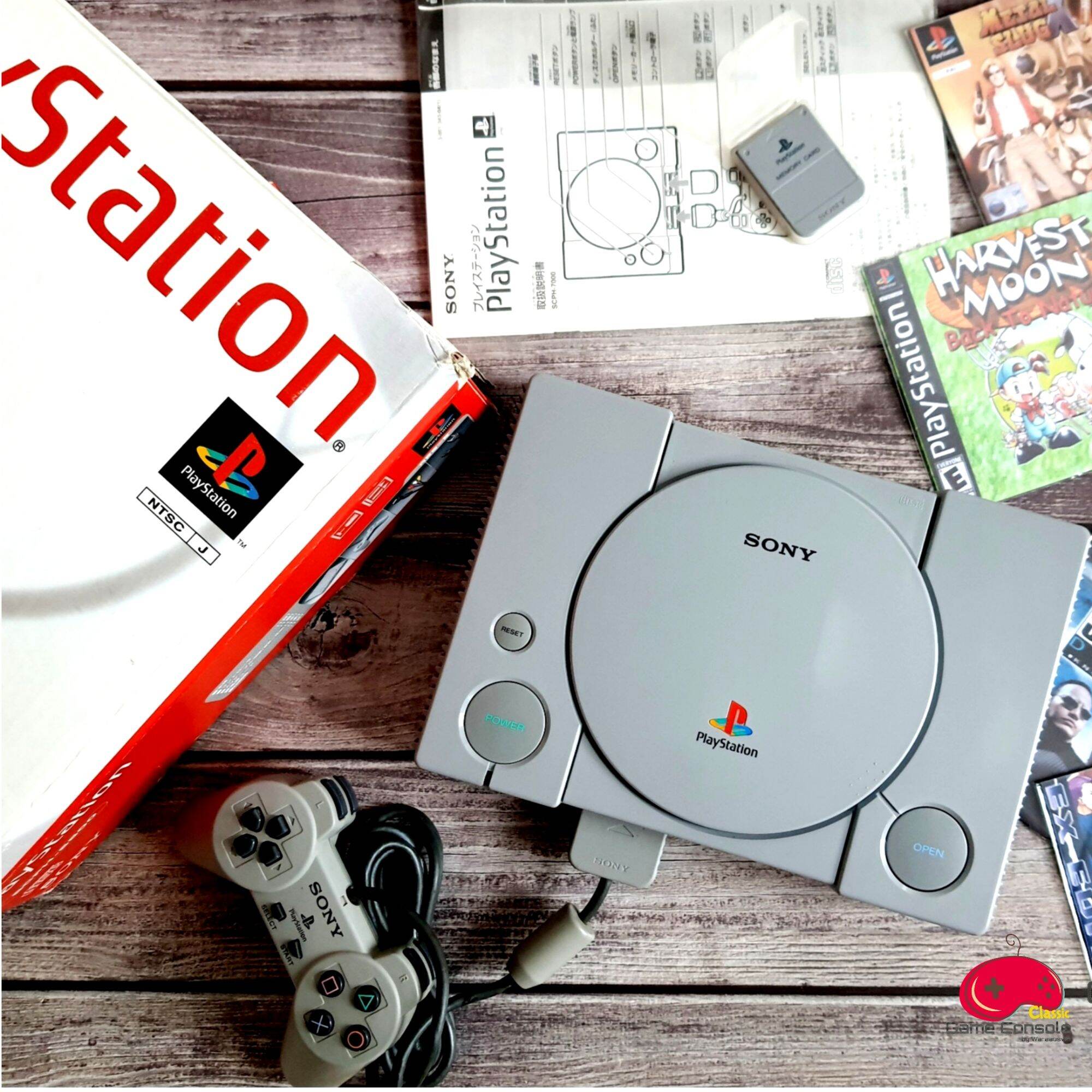 Playstation 1 รุ่น classic งานกล่อง เหมาะสำหรับสะสม สภาพสวย จากญี่ปุ่น ราคา 2,820 บาท*ส่งฟรี
