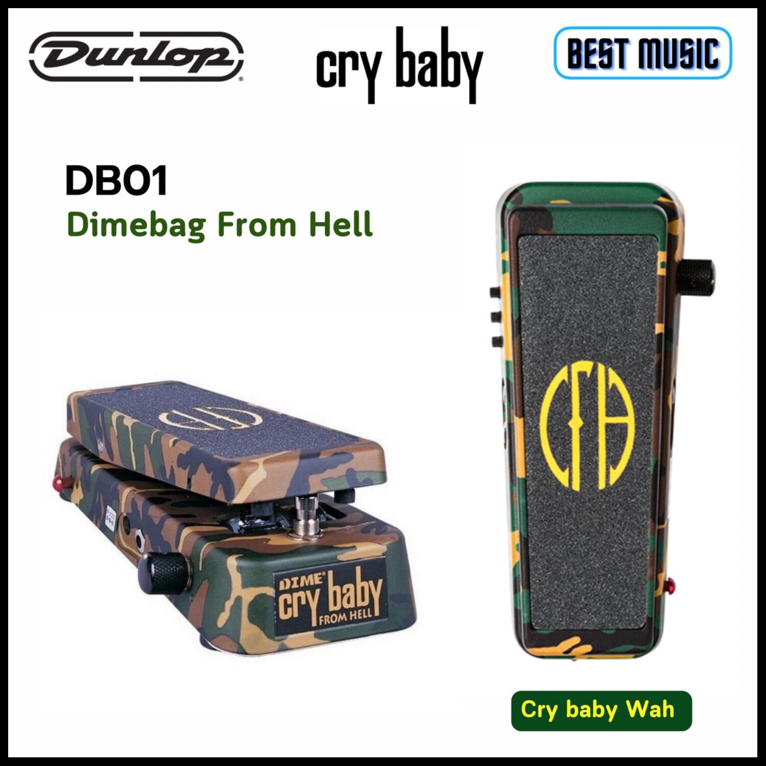 Jim Dunlop DB01 DIMEBAG CRY BABY FROM HELL WAH（中古）【楽器検索