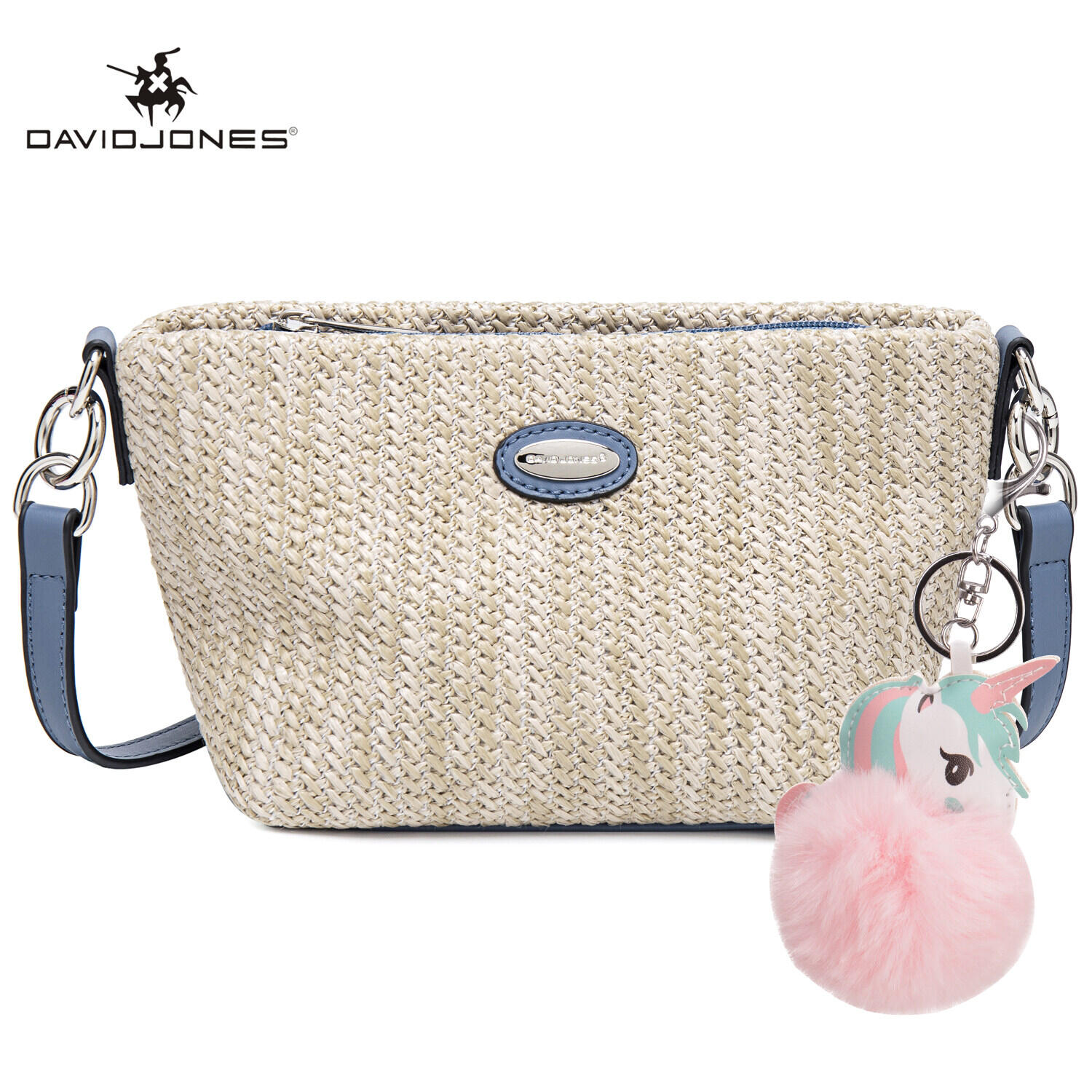 David Jones Paris women shoulder bag pu leather female crossbody bag small  lady handbag