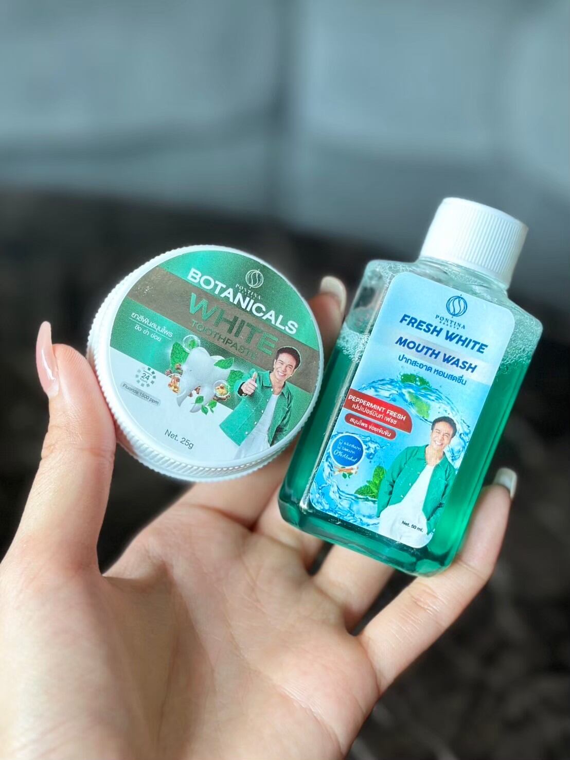 Herbal Toothpaste Buy 1 Get 1 Free Plus Mouthwash ราคา 165 บาท*ส่งฟรี