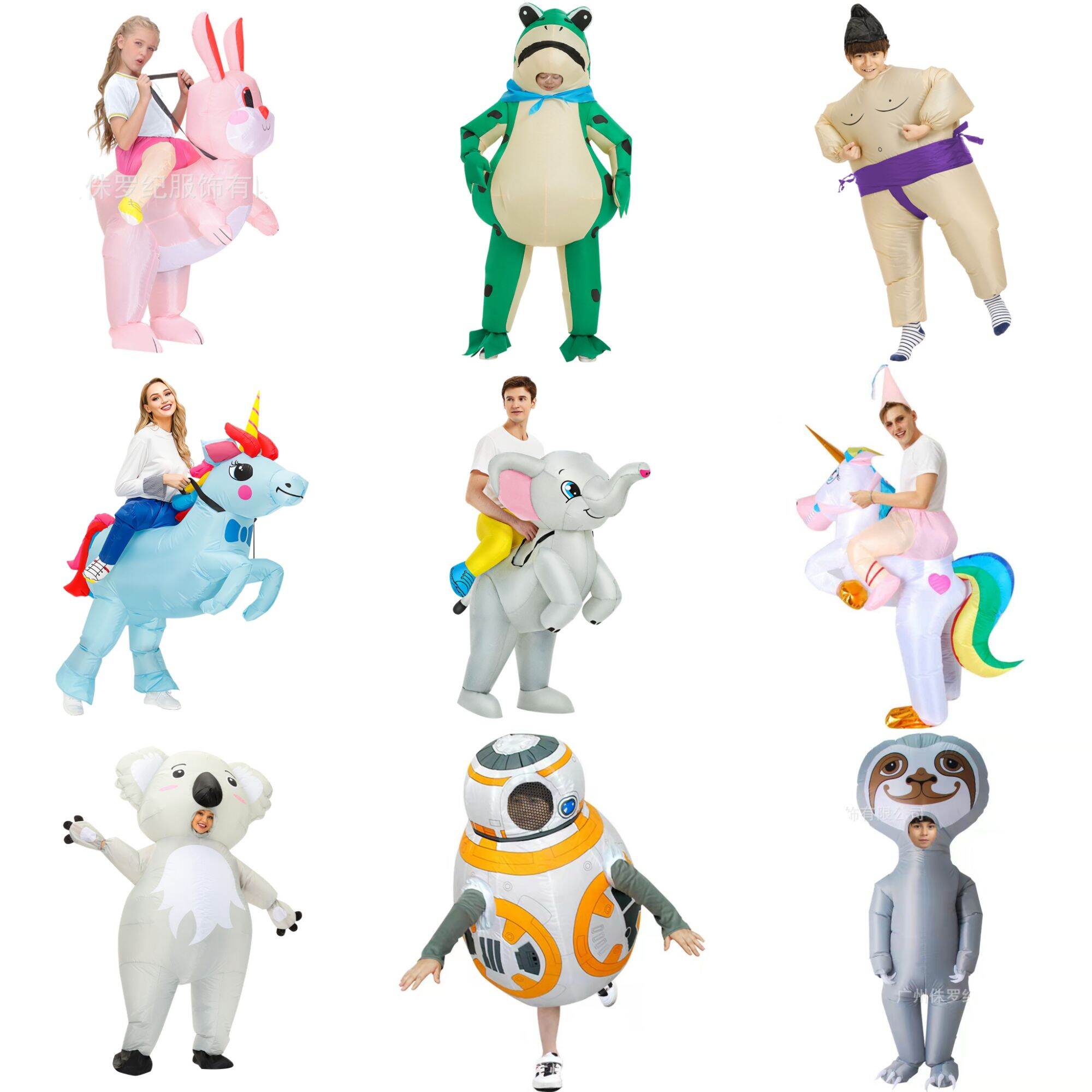 L&L Inflatable Costume, Walking Fancy Dress Inflatable Fancy Dress Free Empty Machine Included Children's Inflatable Costume Adult Inflatable Fancy Dress L(80-190cm) ราคา 590 บาท*ส่งฟรี