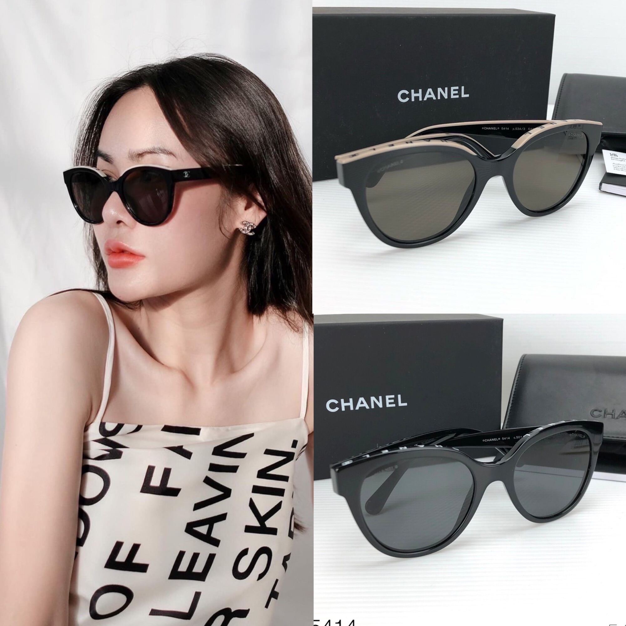 Chanel sunglasses พร้อมส่ง ของแท้ *หากต้องการเปลี่ยนสี กรุณาทักแชท* |  