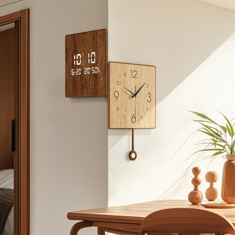 XIANGYUE | Vintage Stylish Double-Sided Corner Clock Living Room Home Use ราคา 2,802 บาท*ส่งฟรี