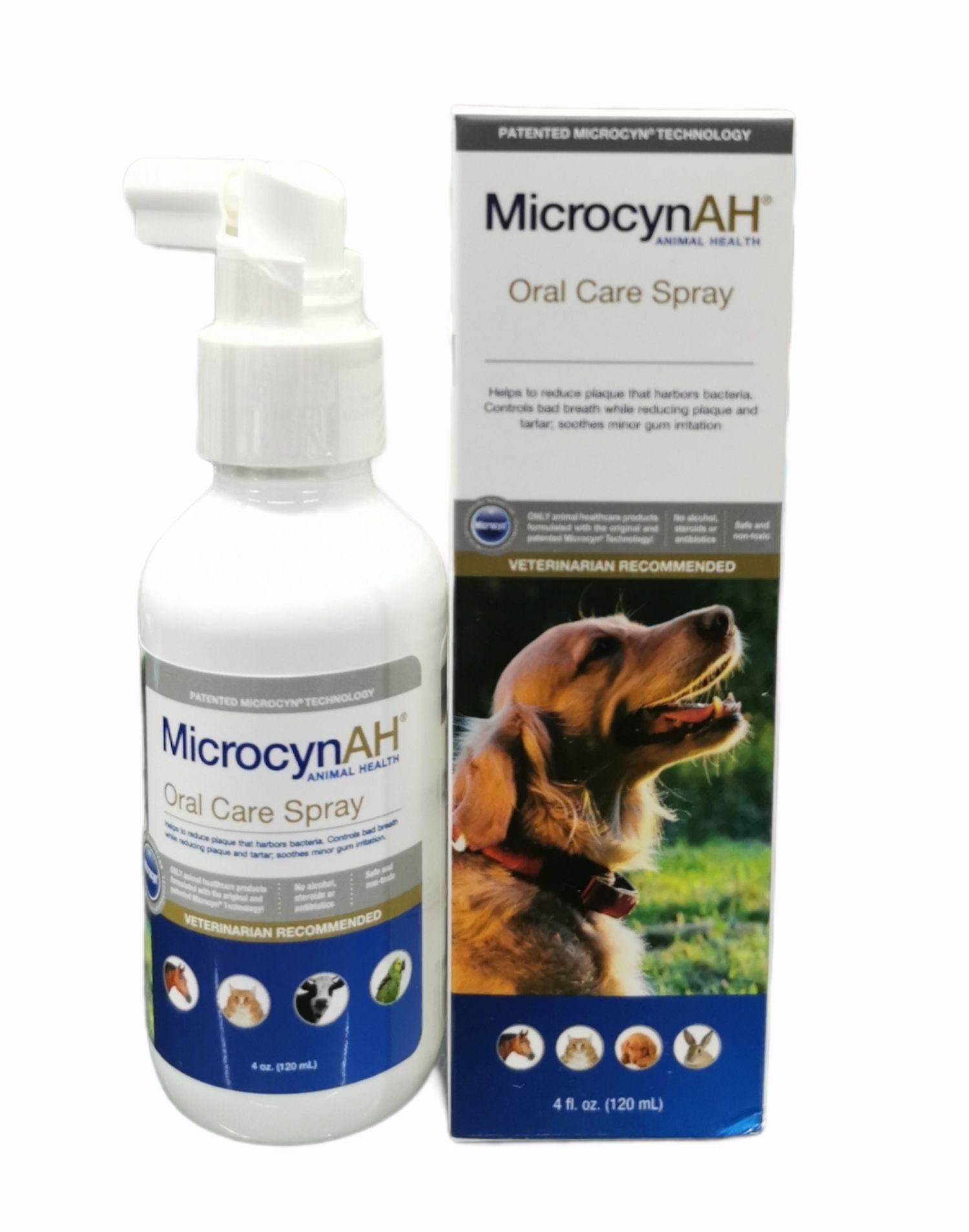 (จัดส่งฟรี)Microcyn​AH​ Oral​ Care​ Spray​ 120ml. ผลิตภัณฑ์สเปรย์ดูแลช่องปาก​ ไมโครซิน​ เอเอช