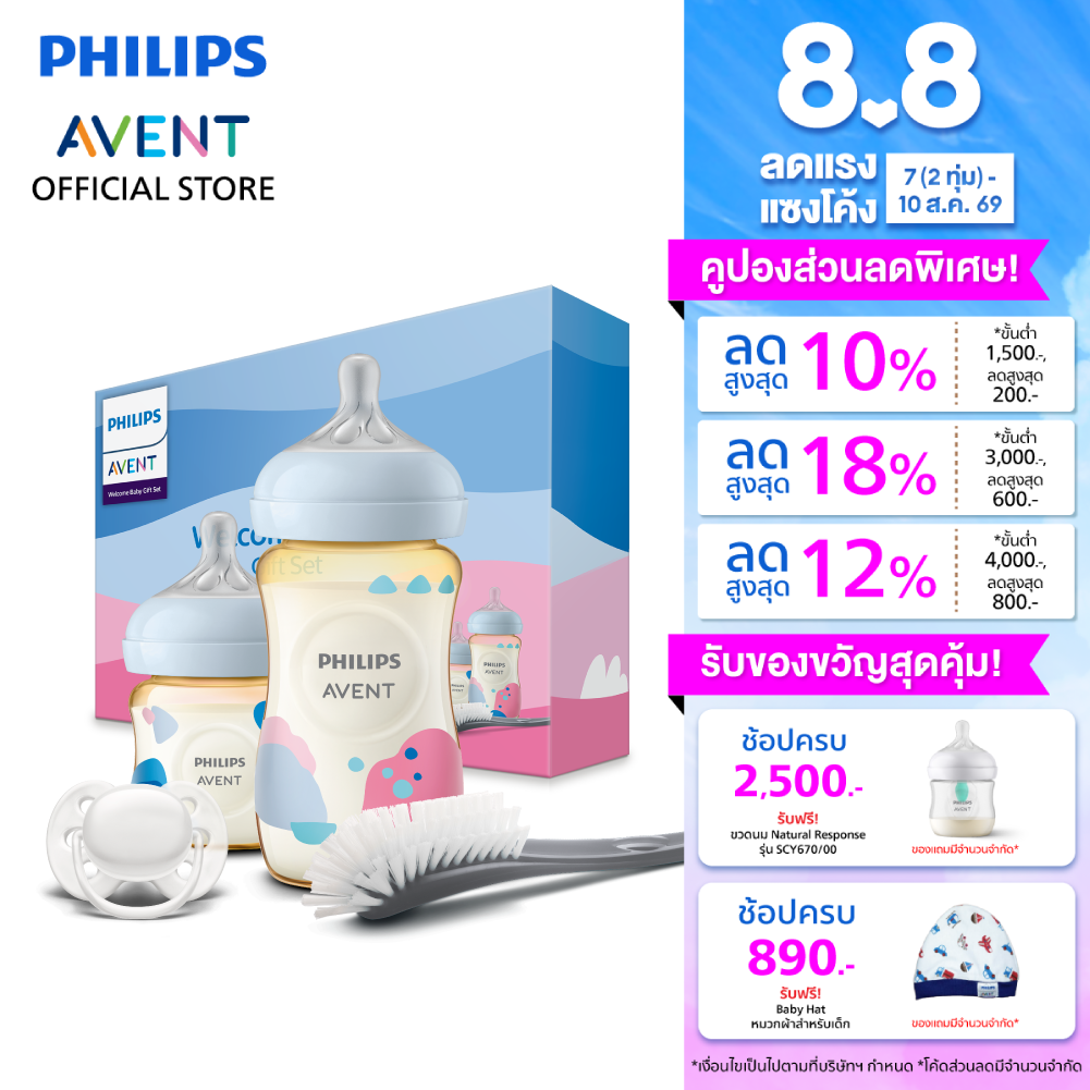 Philips Avent ฟิลิปส์ เอเวนท์ ชุดผลิตภัฑ์สำหรับเด็กแรกเกิด PPSU รุ่น SCD849/01