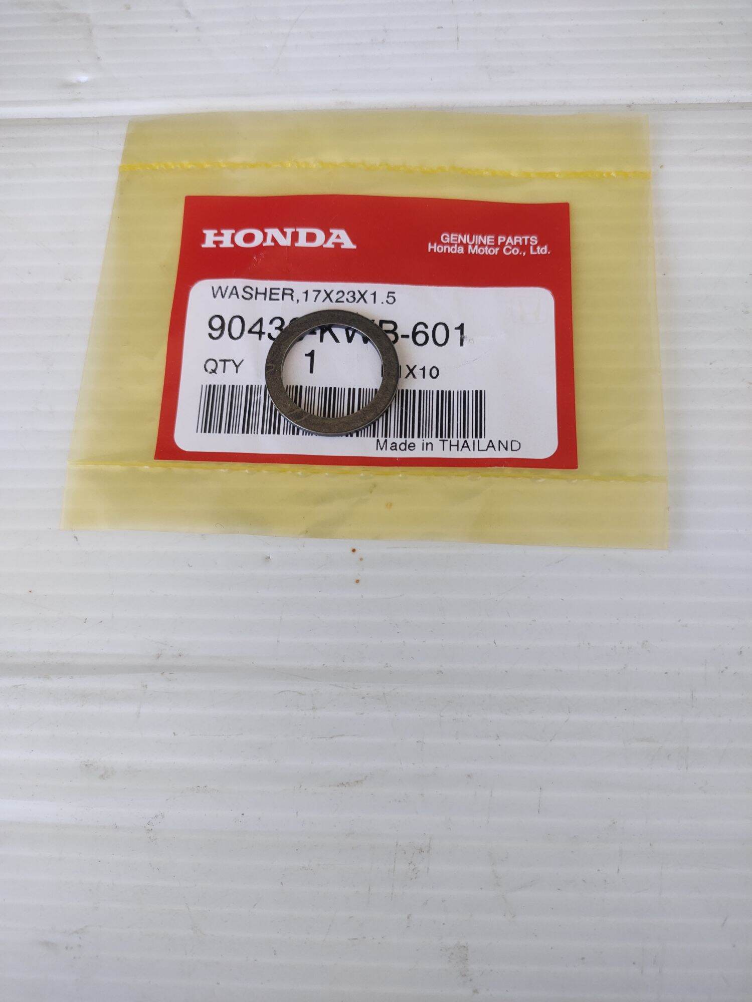 แหวนรอง17X23X1.5 แหวนรองในชุดคลัทช์ทางเดียวแท้HONDA WAVE110i,เวฟ125i,และรุ่นอื่นๆ ,1ชิ้น อะไหล่แท้ศูนย์ HONDA(หมายเลข22ในภาพ) ราคา 56 บาท*ส่งฟรี