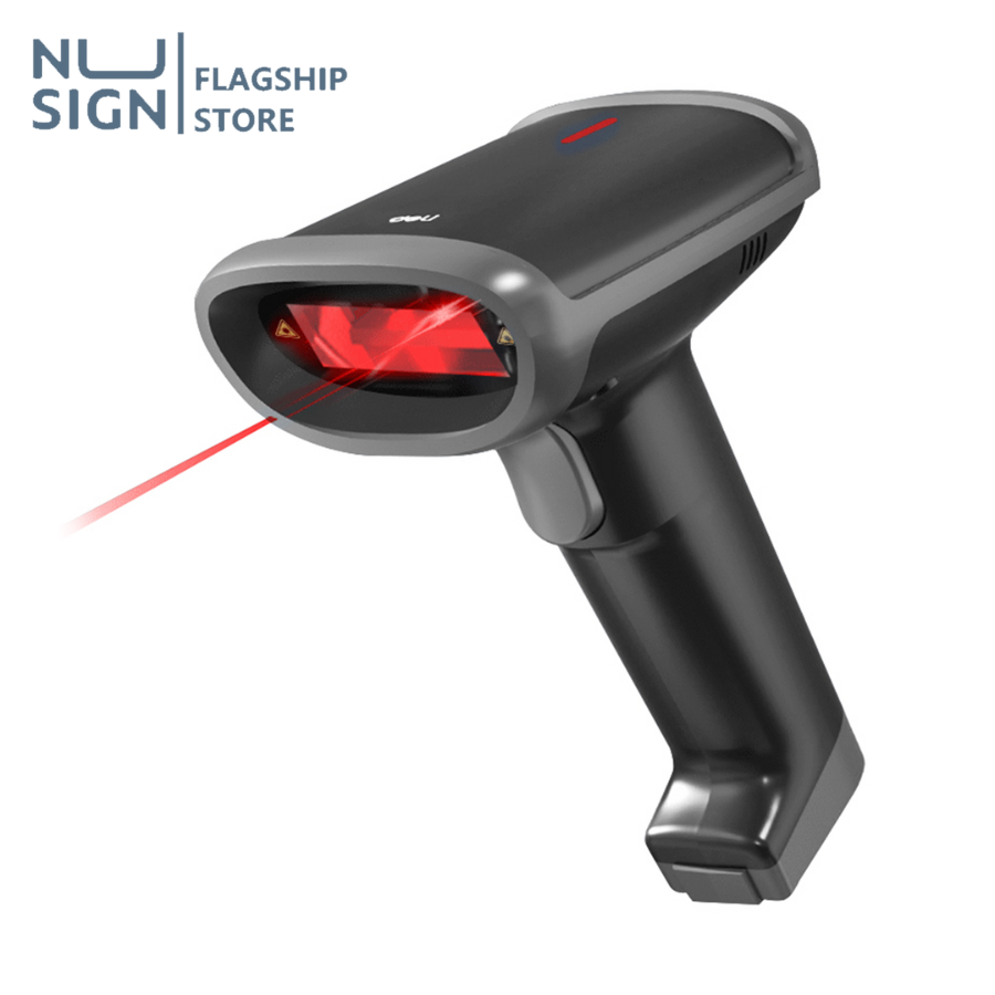 Nusign เครื่องอ่านบาร์โค้ด เครื่องสแกนบาร์โค้ด QR แบบไร้สายและมีสาย 1D/2D ใช้งานง่ายคุณภาพดีเหมาะกับร้านค้า รับประกัน 1 ปี Barcode Scanner ราคา 599 บาท*ส่งฟรี