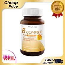 ภาพขนาดย่อของภาพหน้าปกสินค้าVistra B-Complex Plus Minerals 30's วิสทร้า บีคอมเพล็กซ์ มิเนรอล 30 จากร้าน B-FIT & WELL บน Lazada