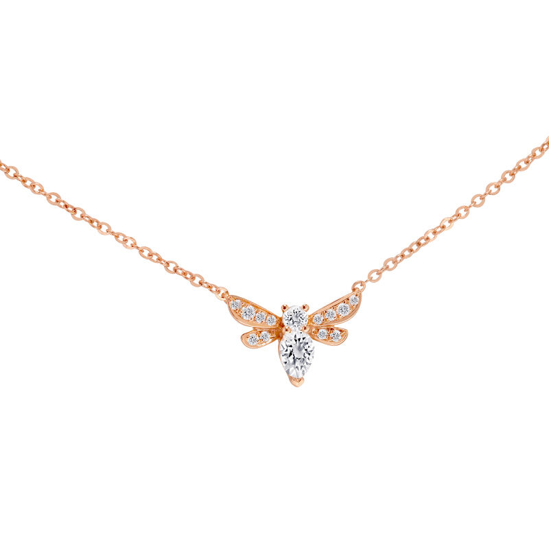 Eternelle | Boho Style Bumblebee Diamond Necklace 18K Gold ราคา 20,042 บาท*ส่งฟรี