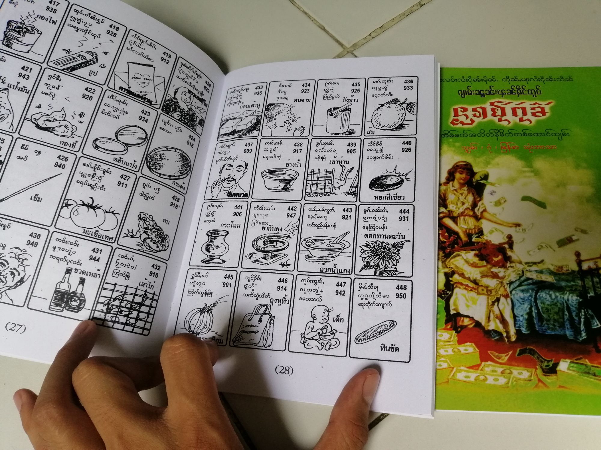 หนังสือทำนายฝันตำราพม่า-ไทยใหญ่​แม่นๆ(มีแปลภาษาไทย)​