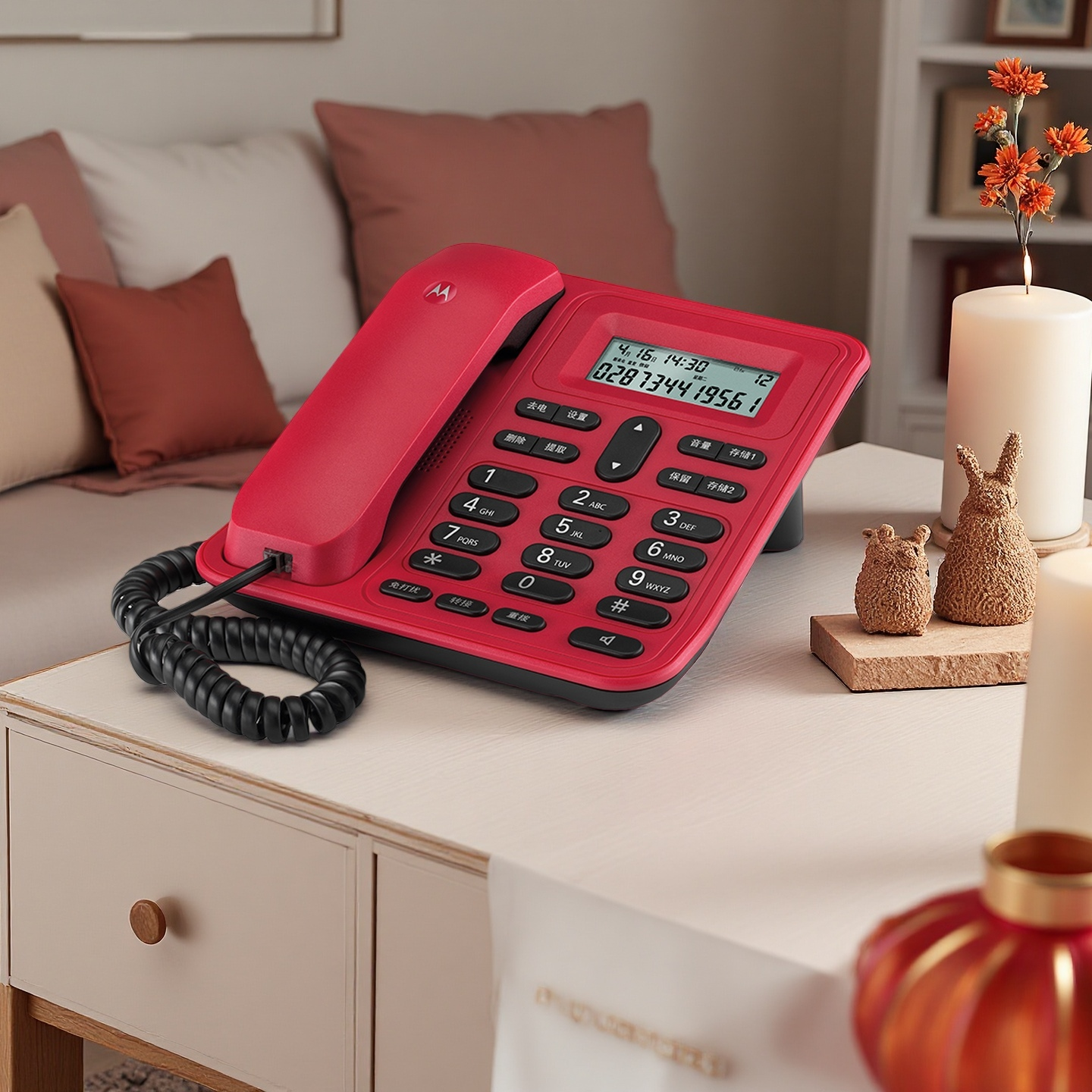 [Motorola | Home Office Fixed Phone With Cord Blacklist Block Function,Motorola | Home Office Fixed Phone With Cord Blacklist Block Function,] ราคา 841 บาท*ส่งฟรี
