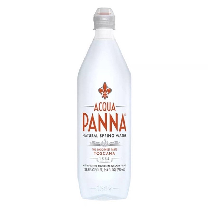 Acqua Panna Mineral Water 750ml (Sports Cap) น้ำแร่ธรรมชาติ อควาปานน่า ขนาด 750ml (จุกแบบสปอร์ต)