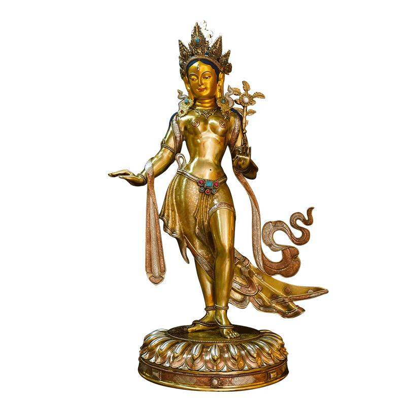 CHUANGLONG | Tara Bodhisattva Copper Statue with Gilt Finish ราคา 2,321,661 บาท*ส่งฟรี