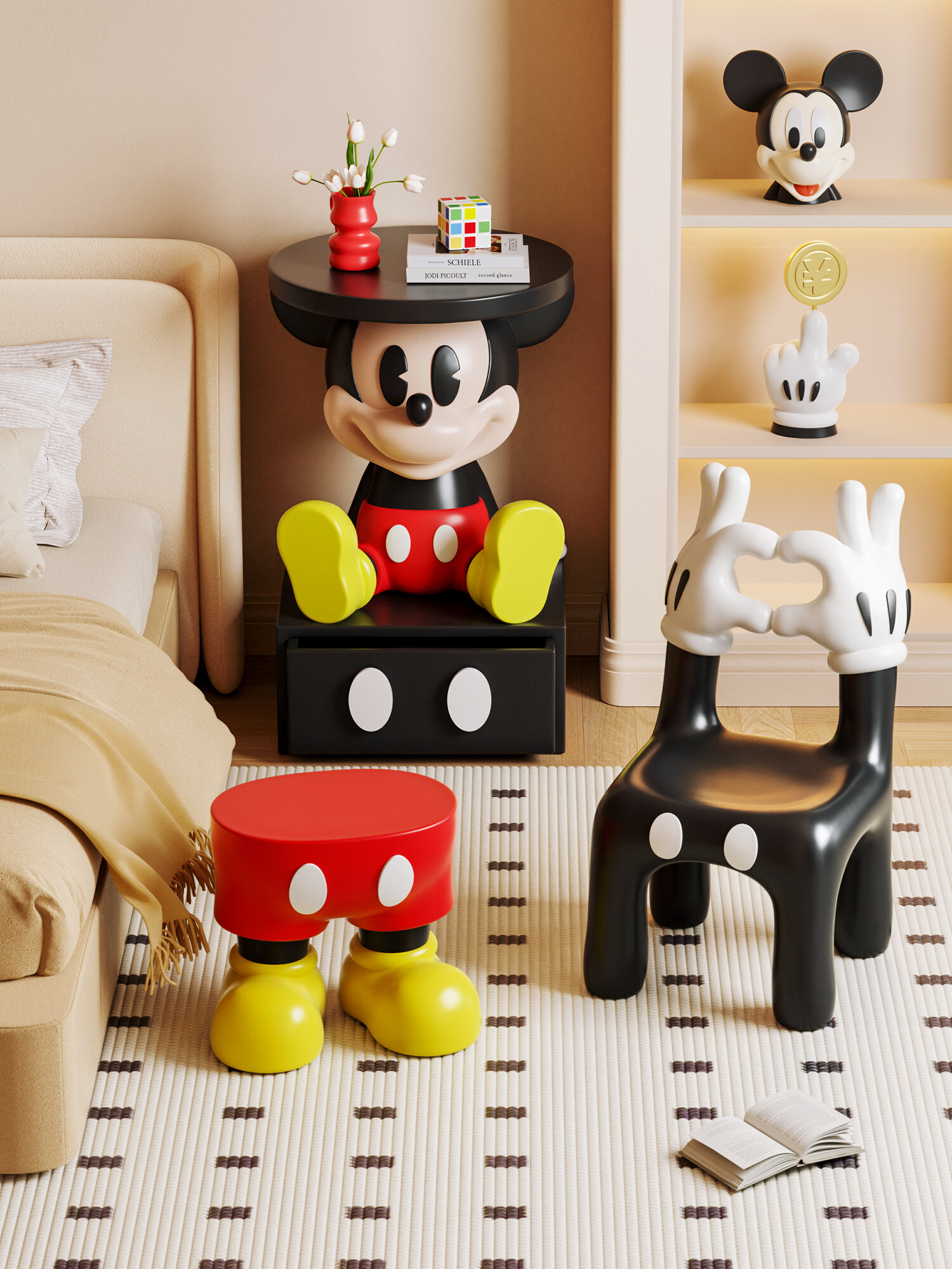 [RUIDEDAN | Colorful Quirky Furniture Decor Large,RUIDEDAN | Colorful Quirky Furniture Decor Large,] ราคา 1,948 บาท*ส่งฟรี