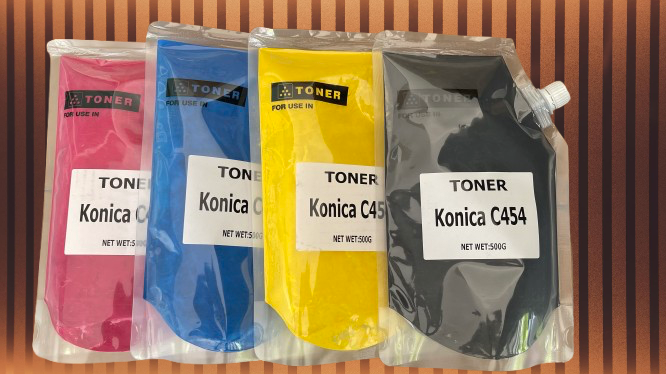 หมึกเครื่องถ่ายเอกสารสี KONICA C454 SERIES ราคา 600 บาท*ส่งฟรี