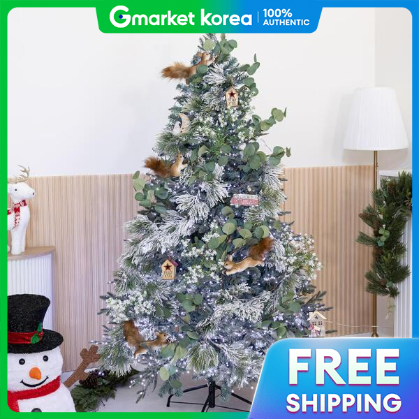 ART BOX | Artbox/Flower Tree Christmas Tree Decoration Full Set Snow Squirrel 180cm Double-Sided ราคา 21,897 บาท*ส่งฟรี