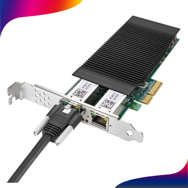 NextU | Nextu Next-Poe3202Ex4 Industrial Poe Pci-E 2-Port Gigabit Lan Card, Supports up to 30W ราคา 8,183 บาท*ส่งฟรี