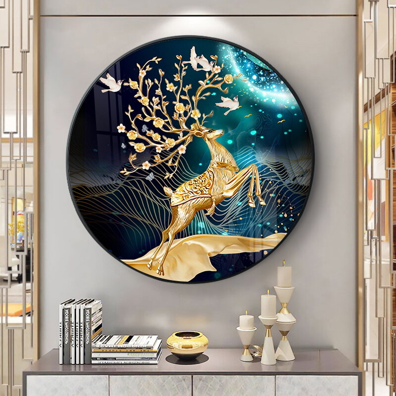 [XIANGTUYIN | Decorative Chinese-style Round Wall Art for Entrance, Living Room, Corridor, Hotel and Restaurant,XIANGTUYIN | Decorative Chinese-style Round Wall Art for Entrance, Living Room, Corridor, Hotel and Restaurant,] ราคา 1,970 บาท*ส่งฟรี