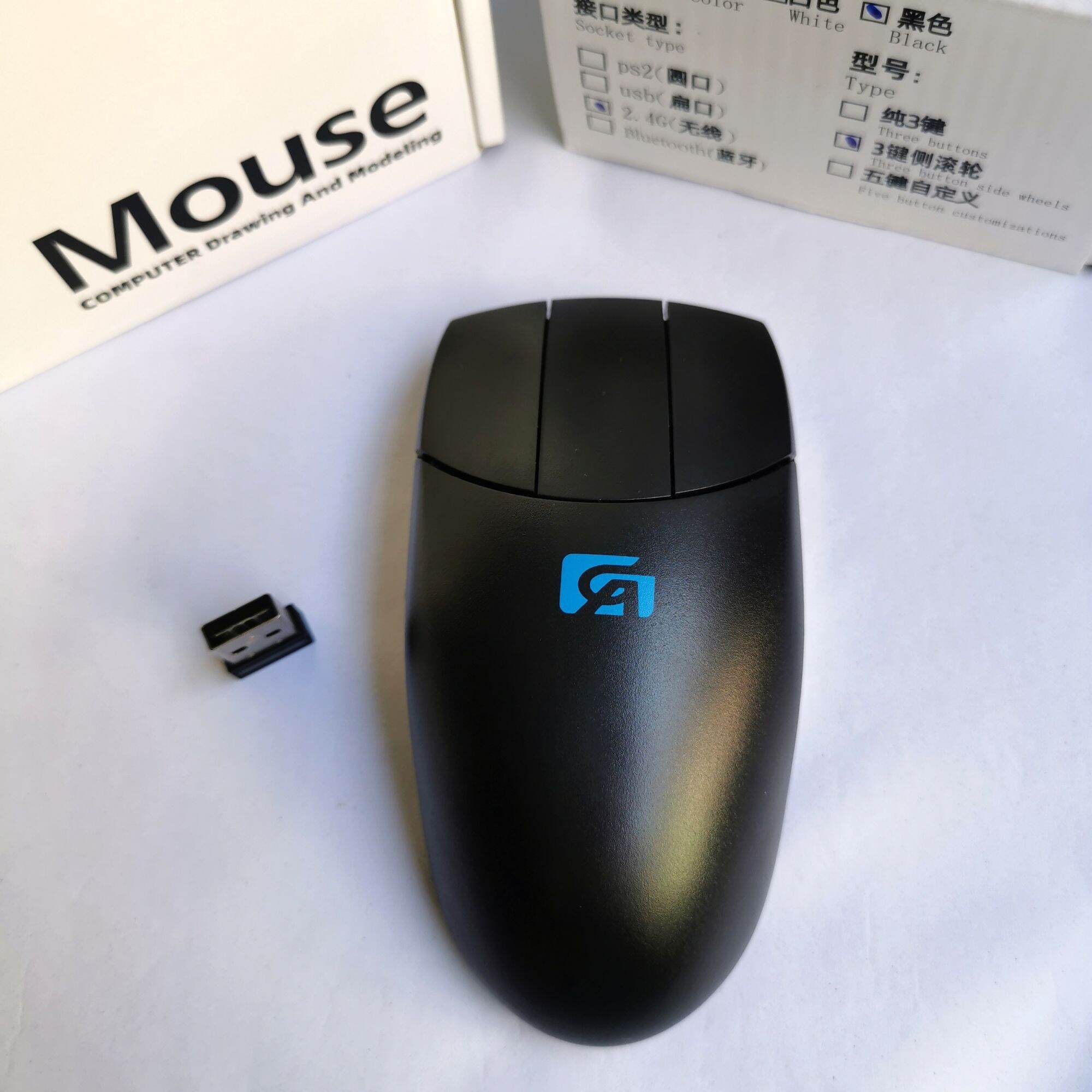 Mouse 3 button Wireless เม้าส์ 3ปุ่มไร้สาย Lazada.co.th