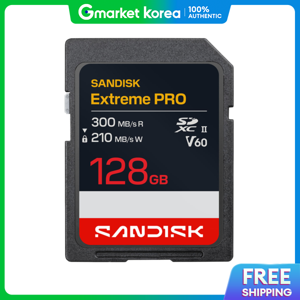 การ์ดหน่วยความจำ Micro SD Card Sandisk Extreme Pro Sdxc การ์ดหน่วยความจำ 128Gb V60 300Mb/S Sdxem ราคา 11,667 บาท*ส่งฟรี