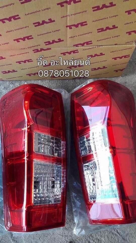 ไฟท้าย ดีแมค ปี12LED ข้างซ้าย  งานTYC  ราคา   1080  บาท