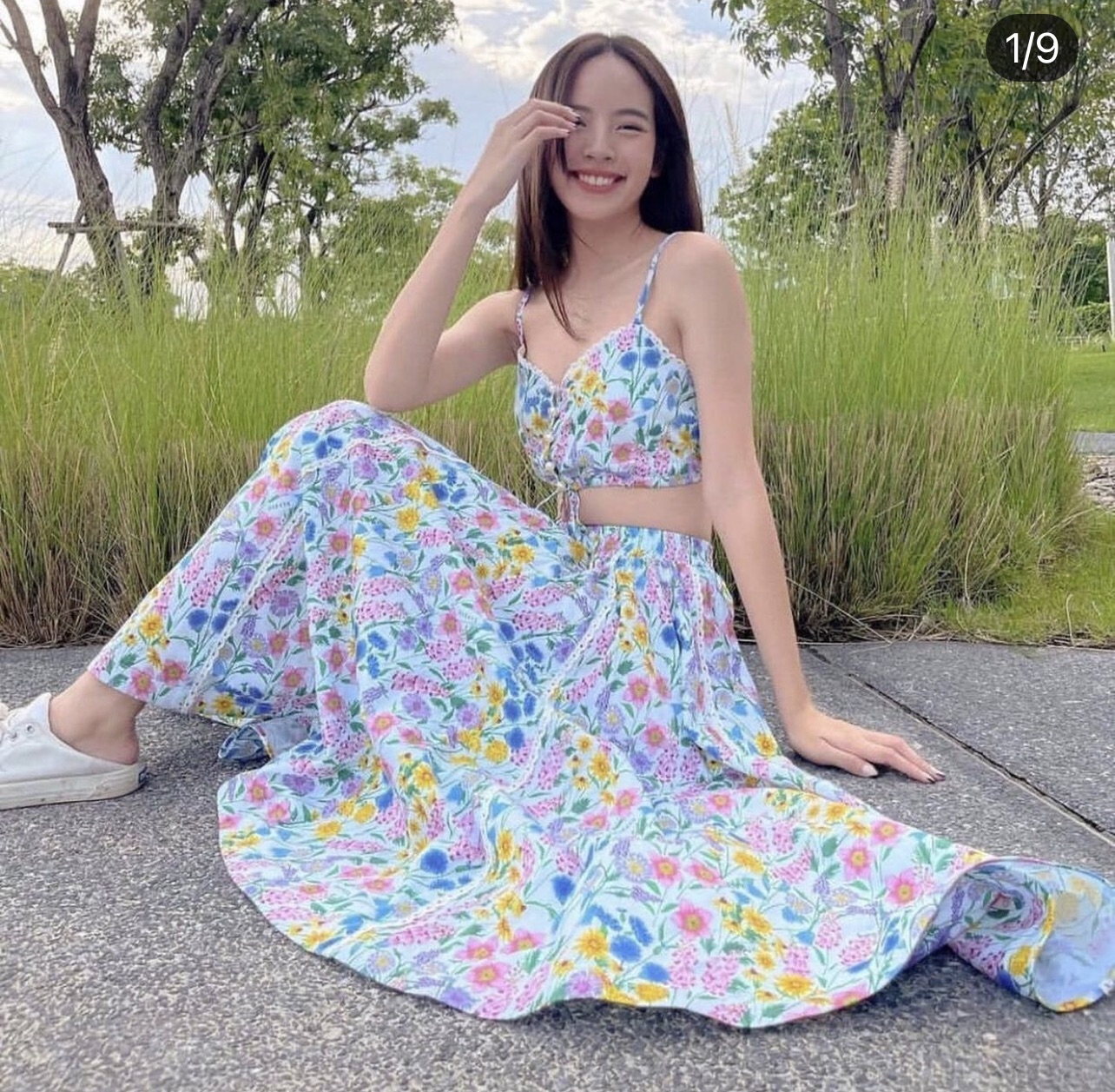 Floral sassy dress - pimnadacloset - ThaiPick