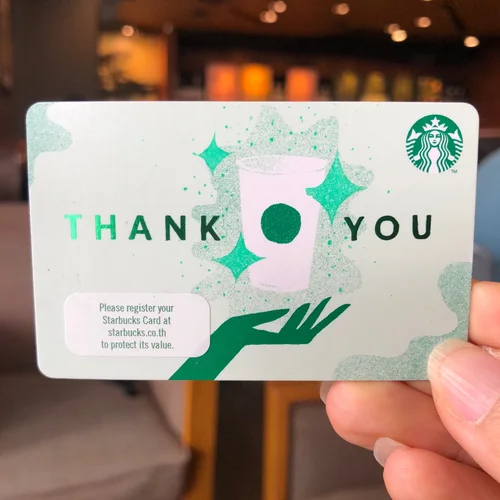 [E-Vo] Starbucks--E-Vo Starbucks 500 Bath บัตรสตาร์บัคส์มูลค่า 500 บาท (ส่งรหัสหลังบัตรทางแชทเท่านั้น)