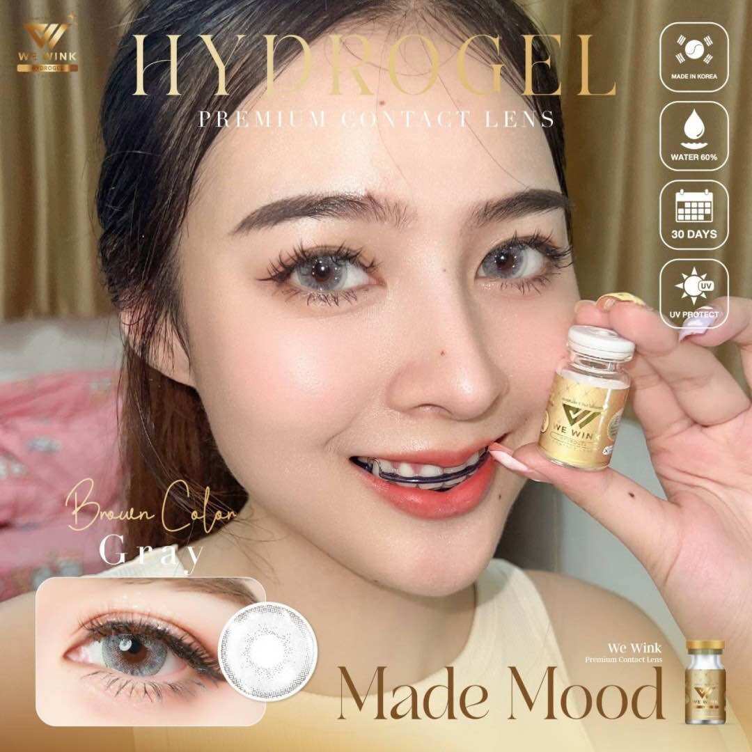 Made moon gray รุ่นเทานัว สวยดูแพง เลนส์อมน้ำสูงสุดในไทย 60%🇹🇭 นิ่มเบาสบายเหมือนไม่ได้ใส่ ราคา 99 บาท*ส่งฟรี