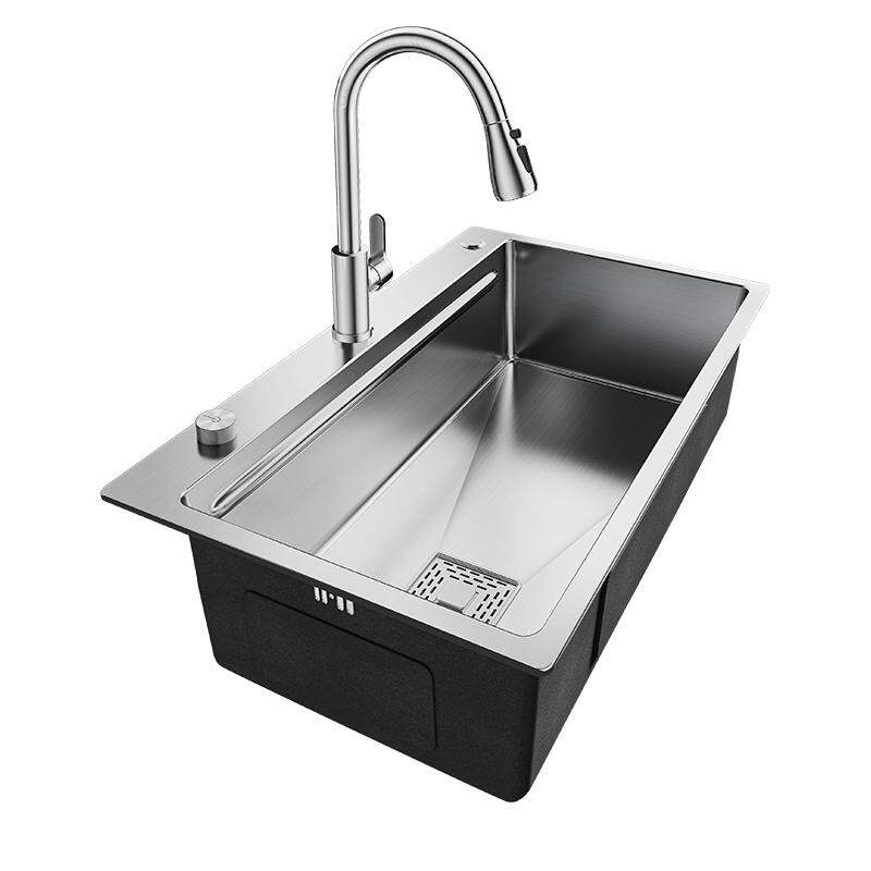 JIAYUN | Large Single Basin 304 Stainless Steel Sink Thickened ราคา 2,858 บาท*ส่งฟรี
