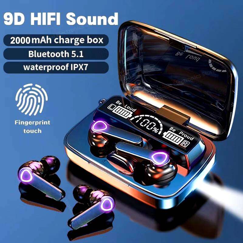 ✅🔥🔥 หูฟังบลูทูธ หูฟังไร้สาย TWS รุ่น M19 แยกเสียงซ้ายขวา Bluetooth 5.1 ราคา 119 บาท*ส่งฟรี