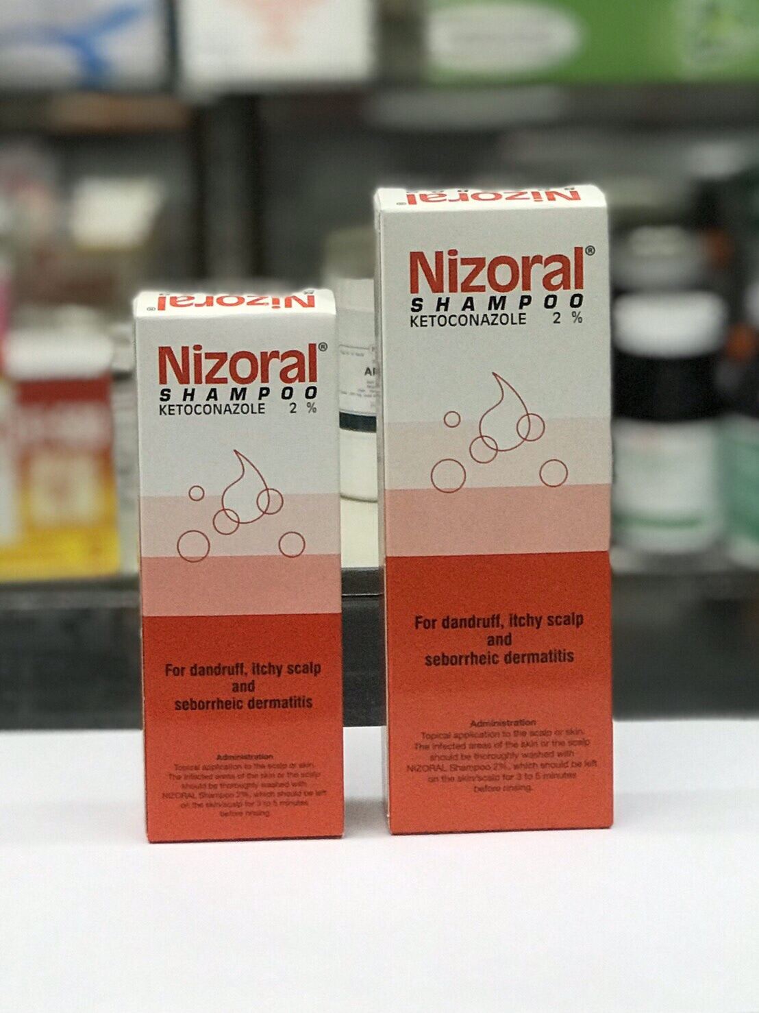 Nizoral Shampoo ไนโซรัล แชมพูขจัดรังแคบนหนังศีรษะ ขนาด50mLและ 100mL พร้อมส่ง!!