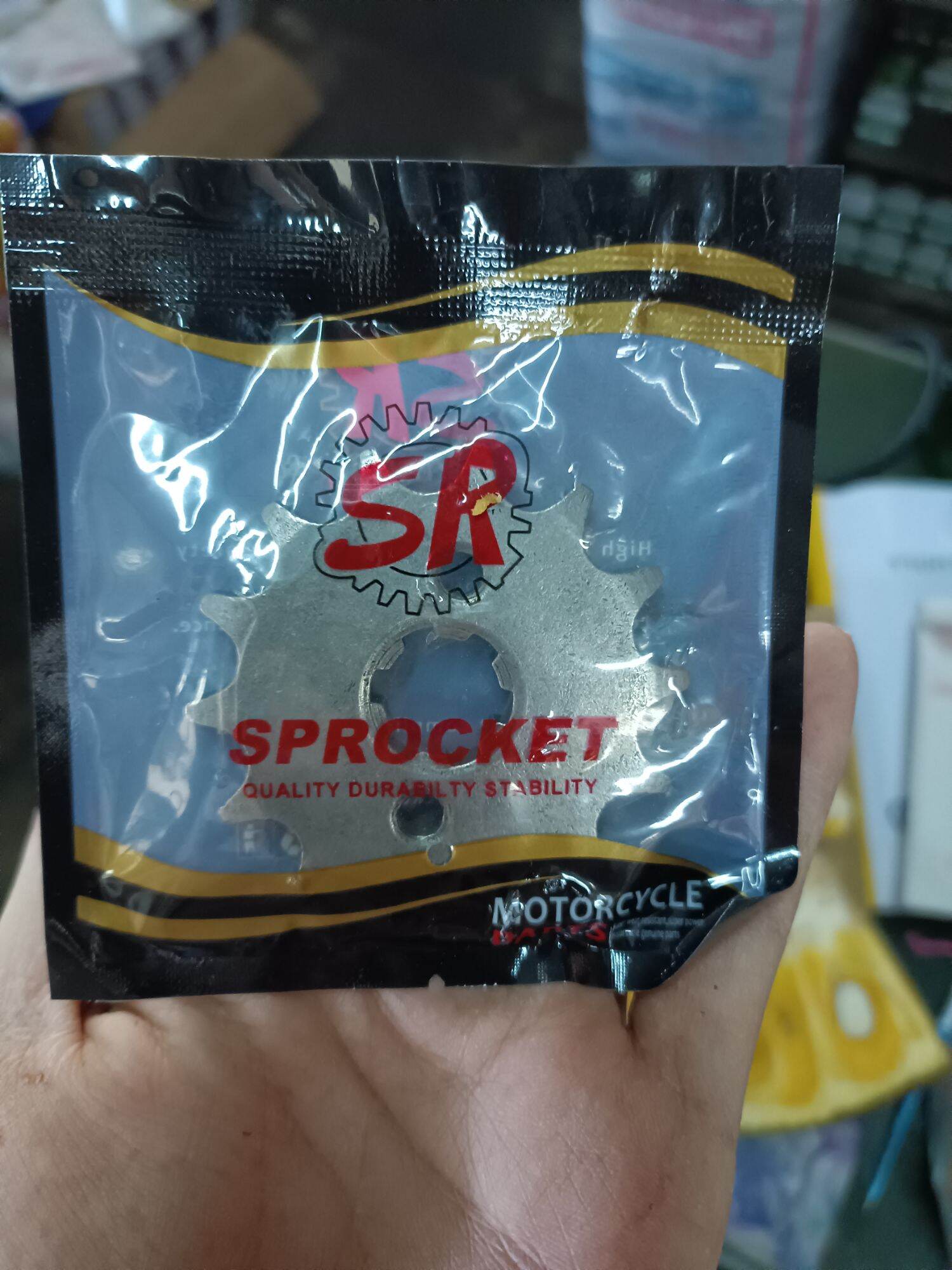 🎀สเตอร์หน้า 14 ฟัน SR❤️ สำหรับใส่ honda wave 🌟สเตอร์หน้า nova เวฟ 125 wave 110 i wave 100s🧨🙏 ราคา 18 บาท*ส่งฟรี