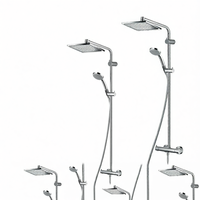Hansgrohe | ชุดฝักบัวอุณหภูมิคงที่ สี่เหลี่ยม 240 มม