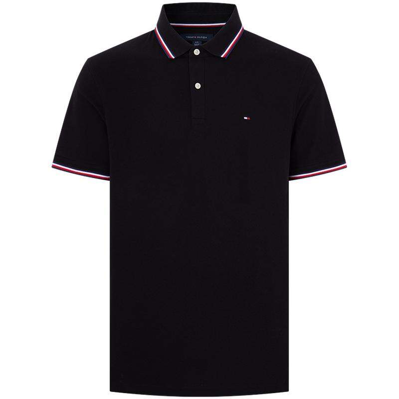TOMMY HILFIGER | Ribbed Sleeve and Collar Polo Shirt ราคา 6,618 บาท*ส่งฟรี