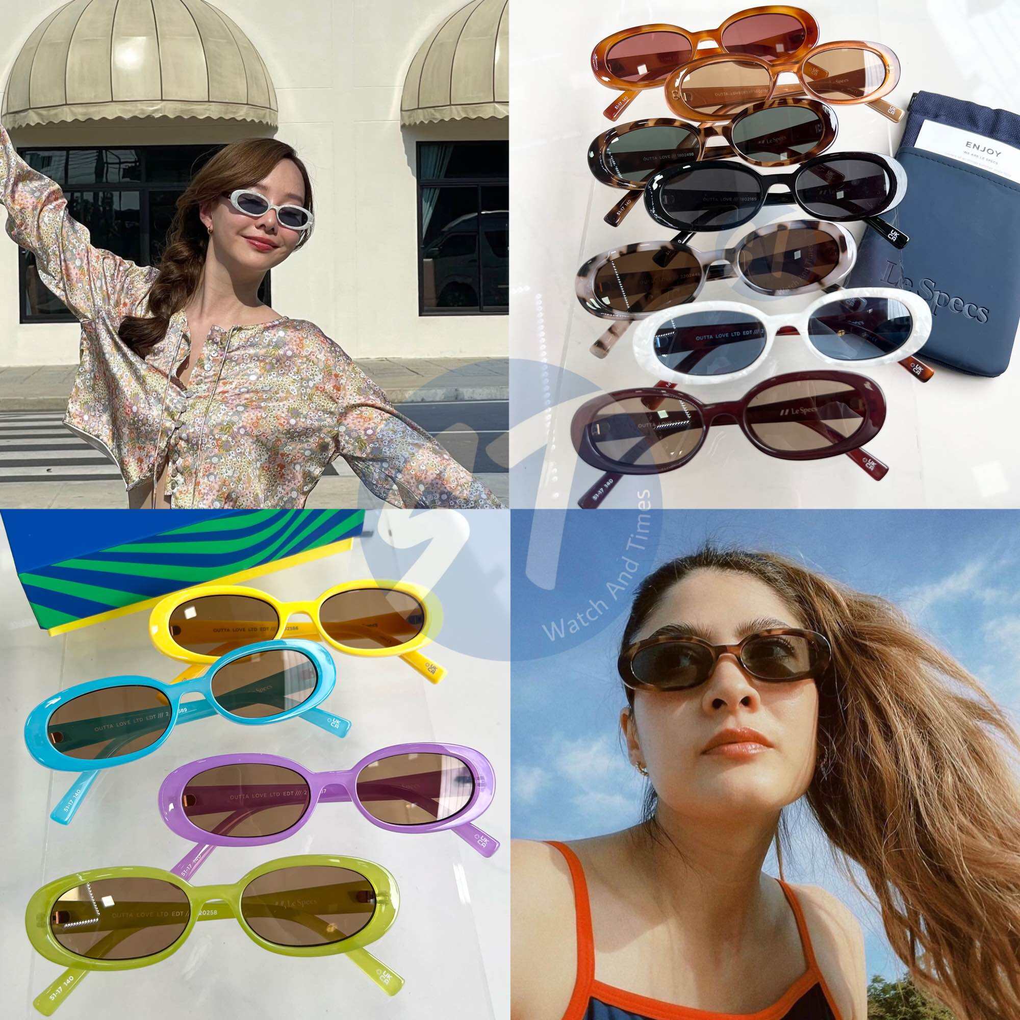 [แท้100]พร้อมส่ง แว่นกันแดด Le Specs outta love