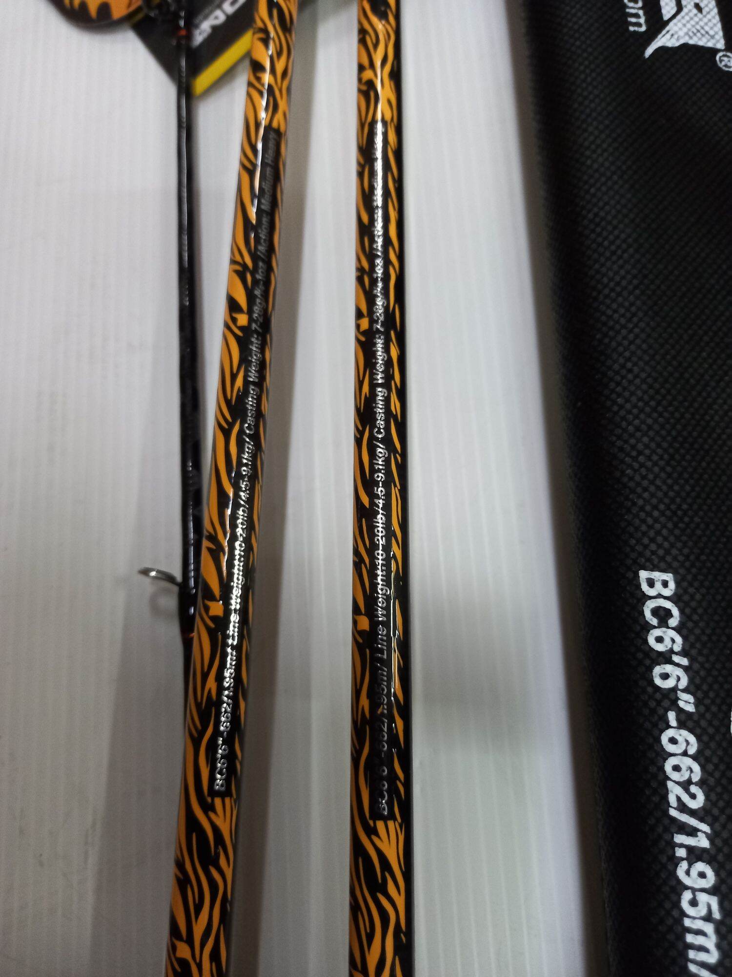 คนเบ็ดตกปลา คันตีเหยื่อปลอม คันROD TIGER LURING SERIES Pioneerคัน ...