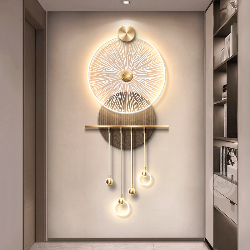 RUIBAHAO | Luxury Minimalist Induction Wall Light Art Decorative Painting ราคา 3,899 บาท*ส่งฟรี